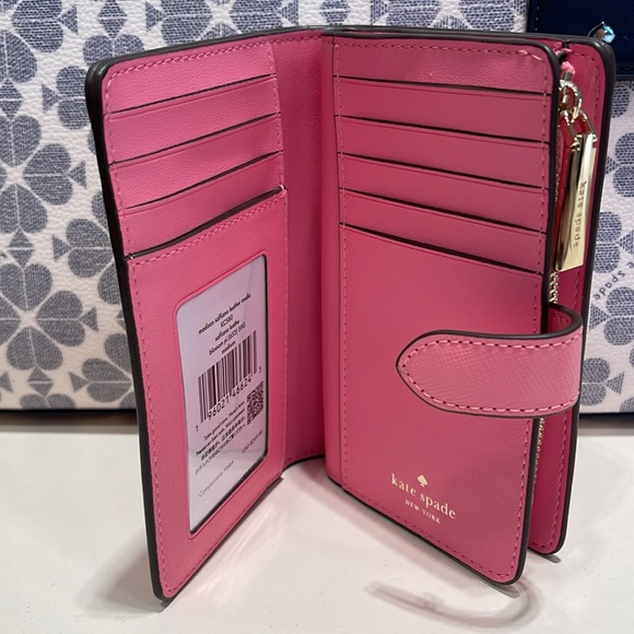 Kate Spade Madison Medium Compact Bifold Wallet
Blossom Pink
NWT - Picture 6 of 16